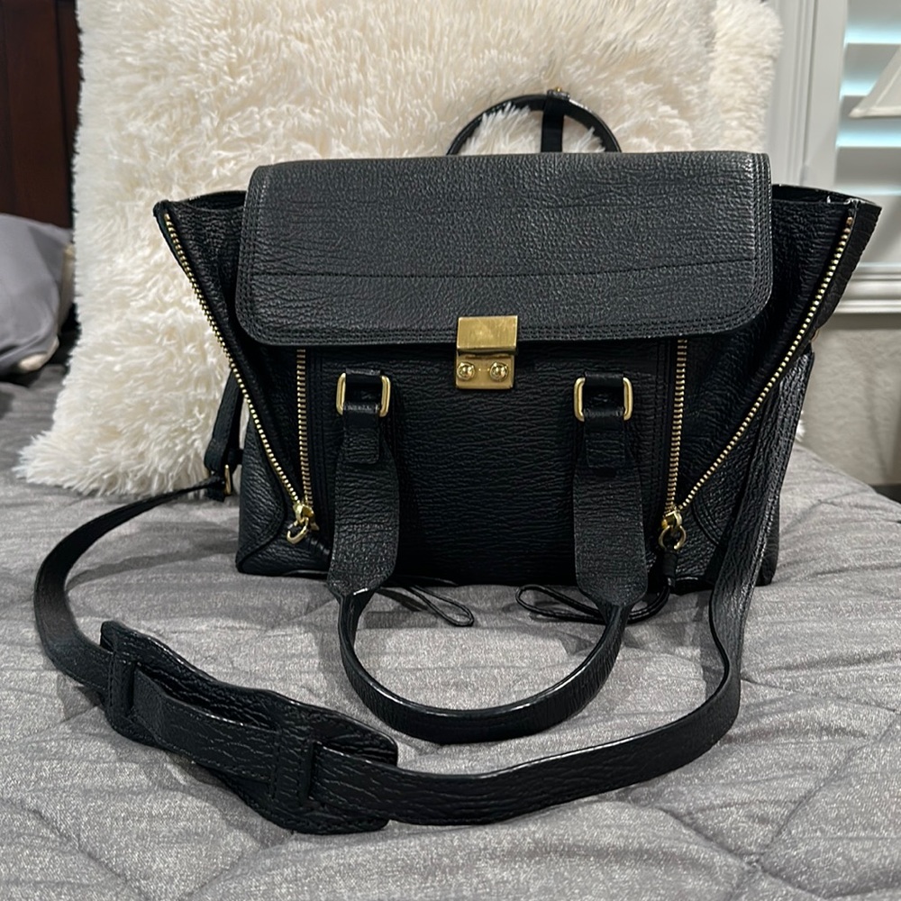 3.1 Phillip Lim textured calfskin medium PASHLI Satchel